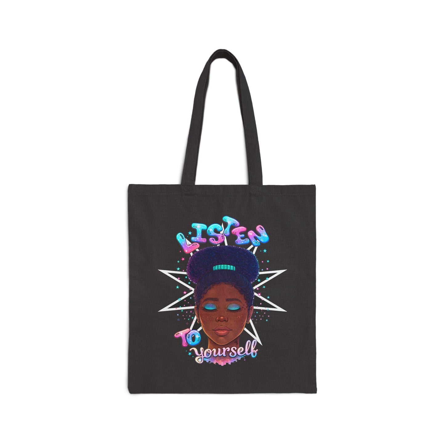 Listen Canvas Tote Bag