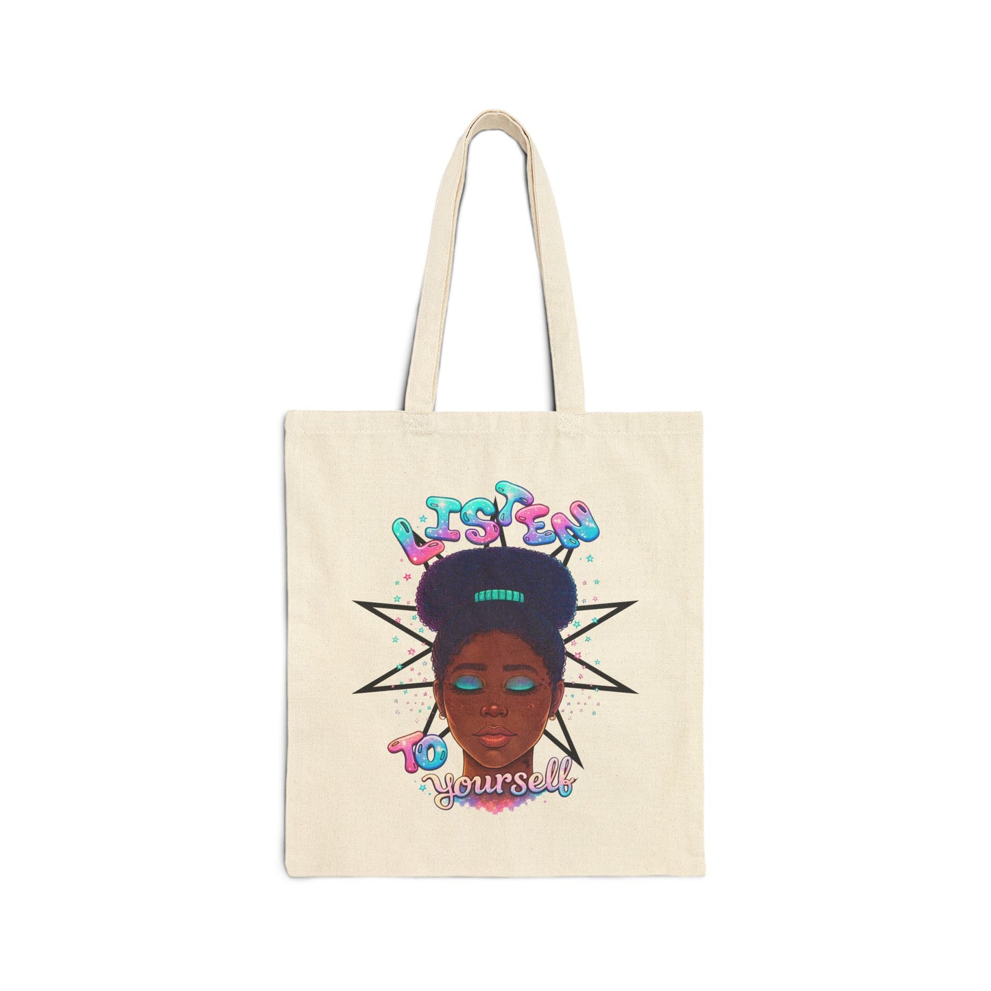 Listen Canvas Tote Bag