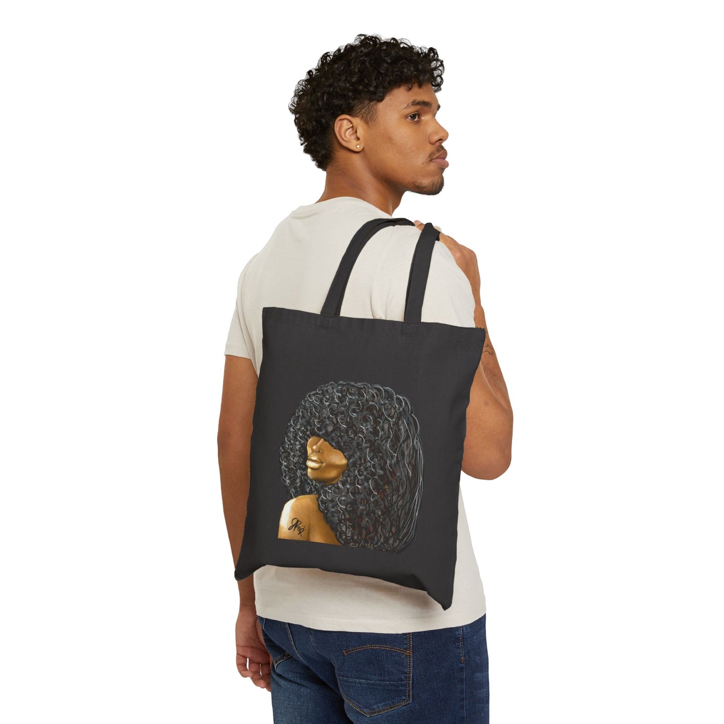 Love All Textures Canvas Tote Bag