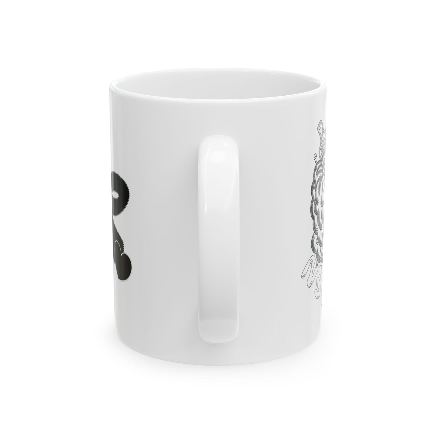 Curly Girl Ceramic Mug (11oz/15oz)