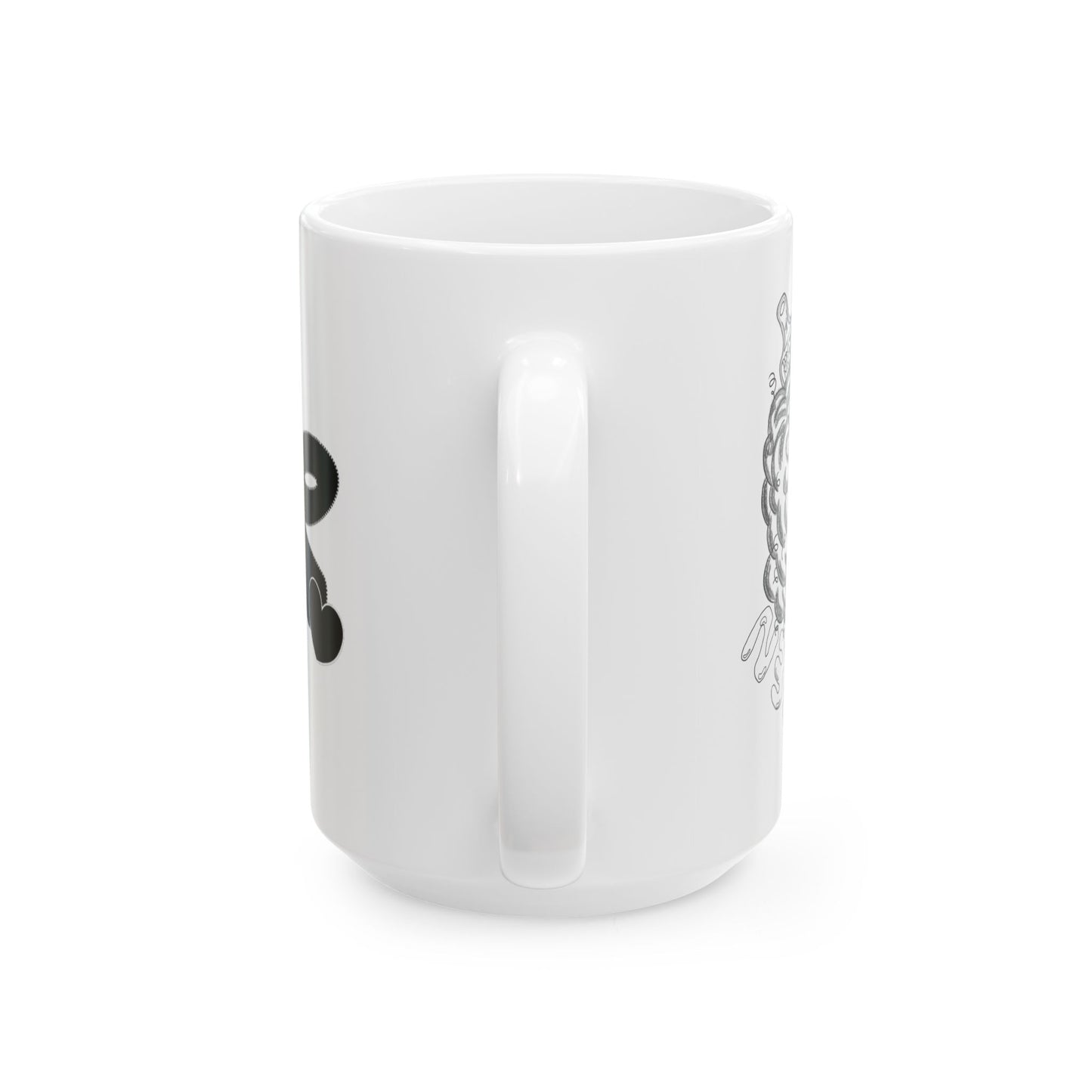 Curly Girl Ceramic Mug (11oz/15oz)