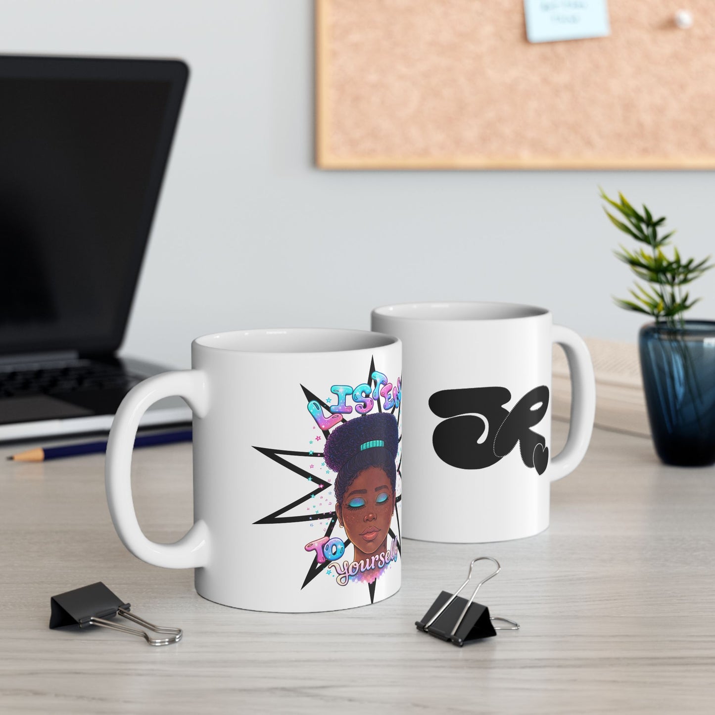 Listen Ceramic Mug (11oz/15oz)
