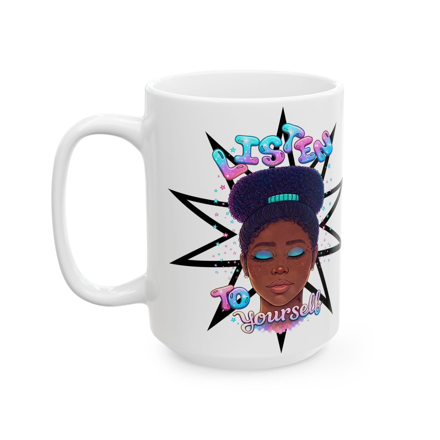 Listen Ceramic Mug (11oz/15oz)